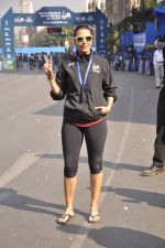 Neha Dhupia at Standard Chartered Marathon in Mumbai on 19th Jan 2014
